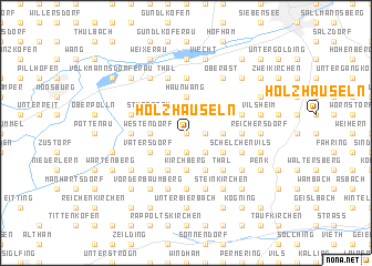 map of Holzhäuseln