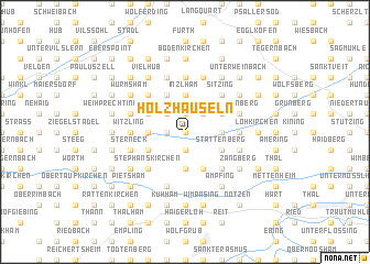 map of Holzhäuseln