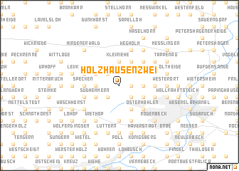 map of Holzhausen Zwei