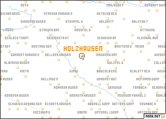 map of Holzhausen