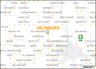 map of Holzhausen