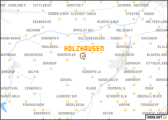 map of Holzhausen