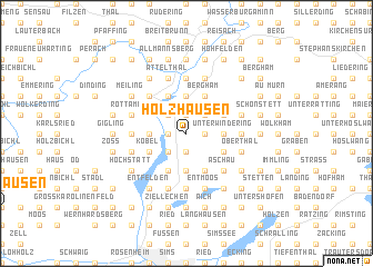 map of Holzhausen