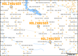 map of Holzhausen