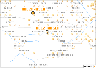 map of Holzhausen