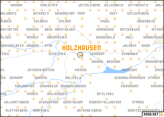 map of Holzhausen