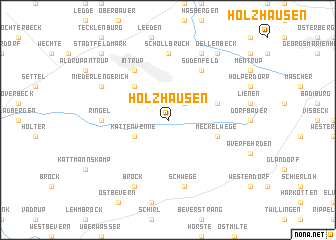 map of Holzhausen