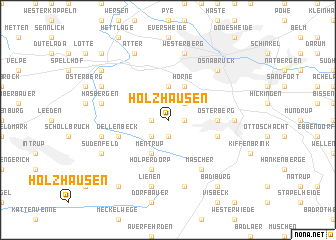 map of Holzhausen