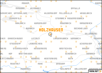 map of Holzhausen