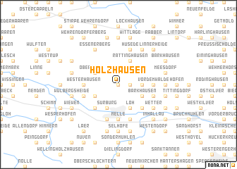 map of Holzhausen