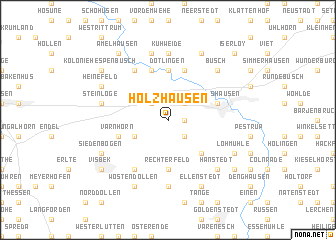 map of Holzhausen