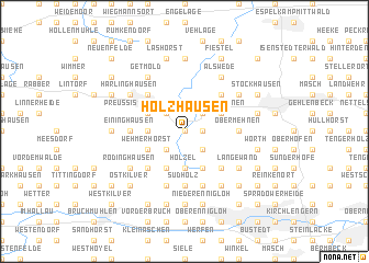 map of Holzhausen