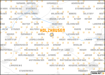 map of Holzhausen
