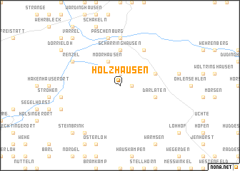 map of Holzhausen