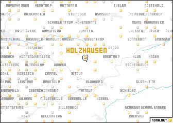 map of Holzhausen