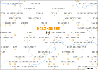 map of Holzhausen