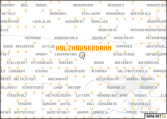 map of Holzhauser Damm