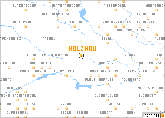 map of Holzhau