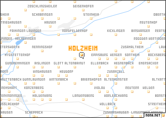 map of Holzheim