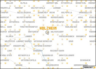 map of Holzheim