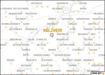 map of Holzheim