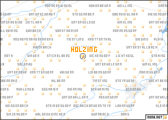 map of Holzing