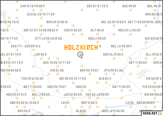 map of Holzkirch