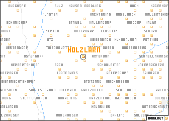 map of Hölzlarn