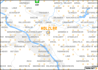 map of Holzlar