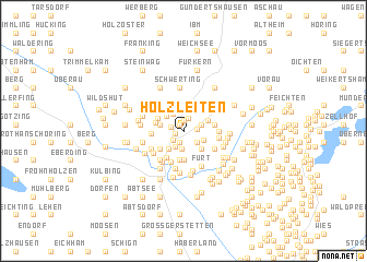 map of Holzleiten