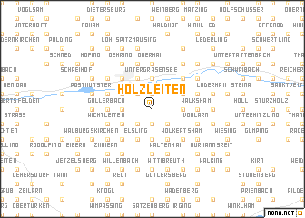 map of Holzleiten