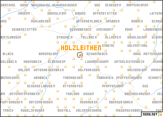 map of Holzleithen