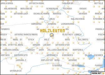 map of Holzleuten