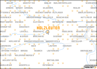 map of Holzleuten