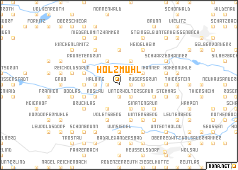 map of Holzmühl