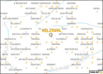 map of Holzmühl