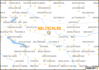 map of Holzschlag