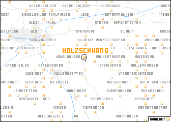 map of Holzschwang