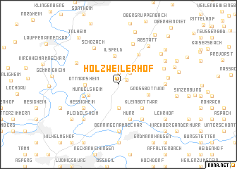 map of Holzweiler Hof