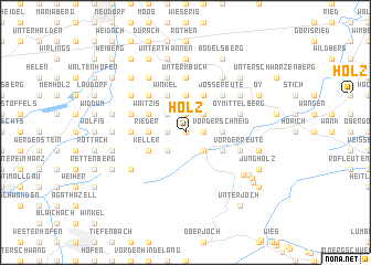 map of Holz