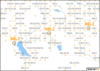 map of Holz