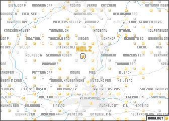 map of Holz