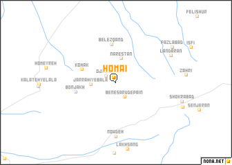 map of Homā\