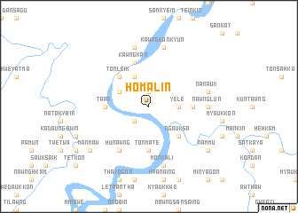 map of Homalin