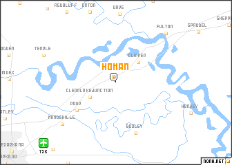 map of Homan