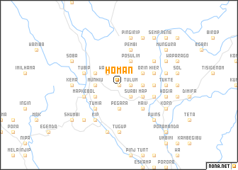 map of Homan