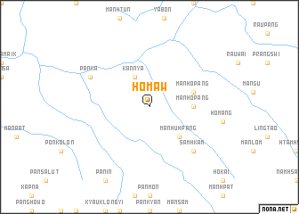 map of Homaw