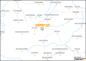 map of Homāyūn