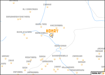 map of Homāy