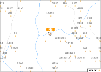 map of Homa
